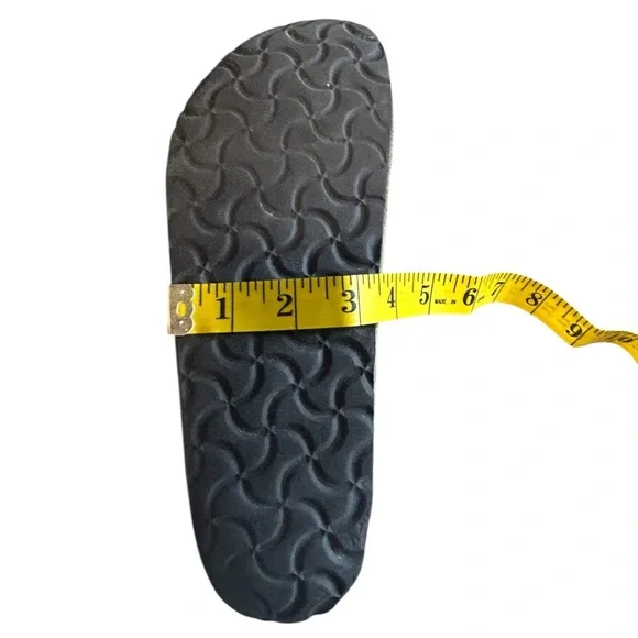 Birkenstock Arizona Tan Suede 2 Strap Sandals Size 7 EU 38 - Picture 9 of 12